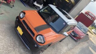スズキ ハスラー後付けサンルーフ取付