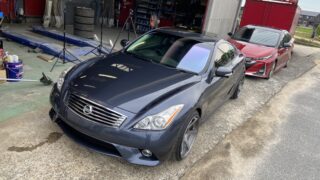 日産V36 スカイラインクーペ後付サンルーフ