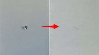 フロントガラス飛石修理