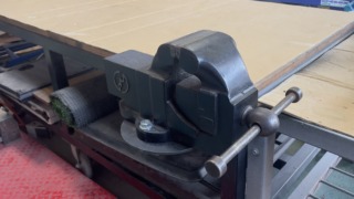 作業台にバイス