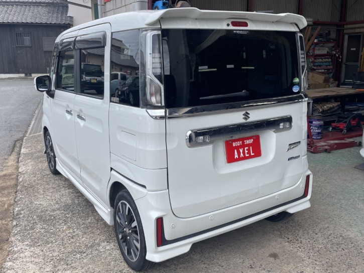 スズキ スペーシア板金塗装