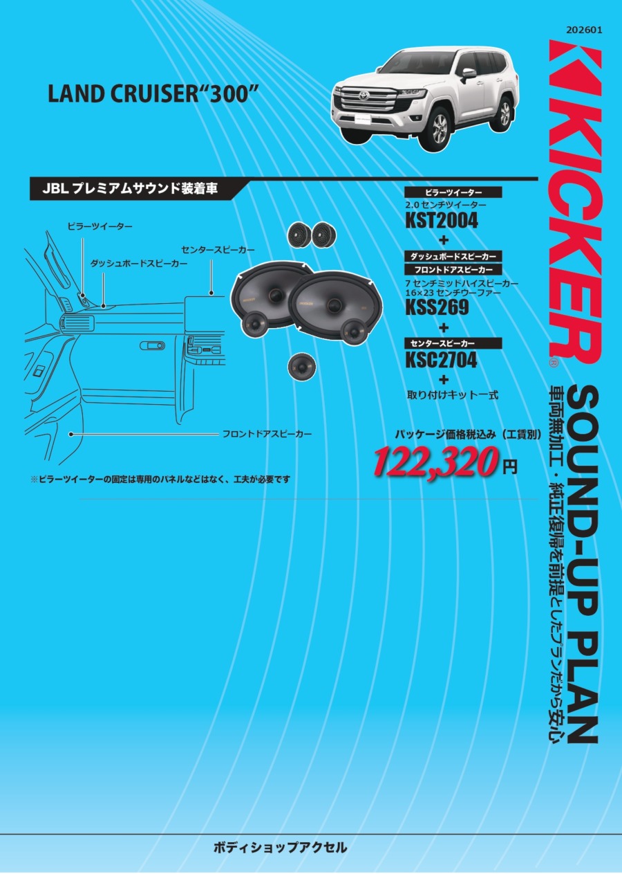 KICKERランクル300 