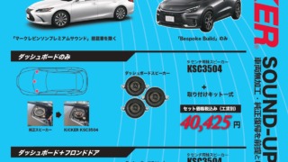 レクサスRXダッシュ上３個スピーカー